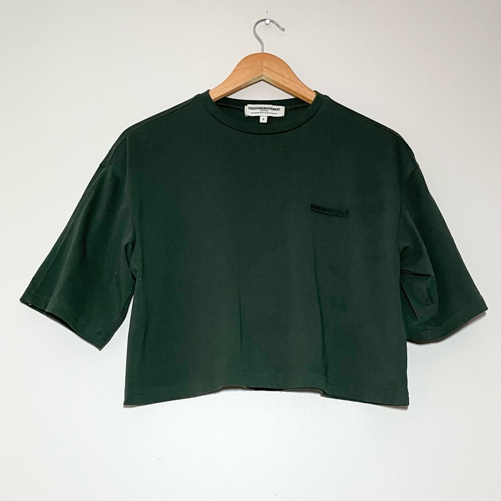 The Giving Movement Cropped Essentials Tee